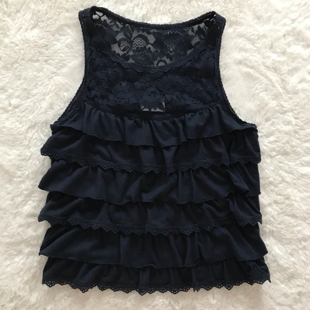 Abercrombie & Fitch ruffles top. Worn once